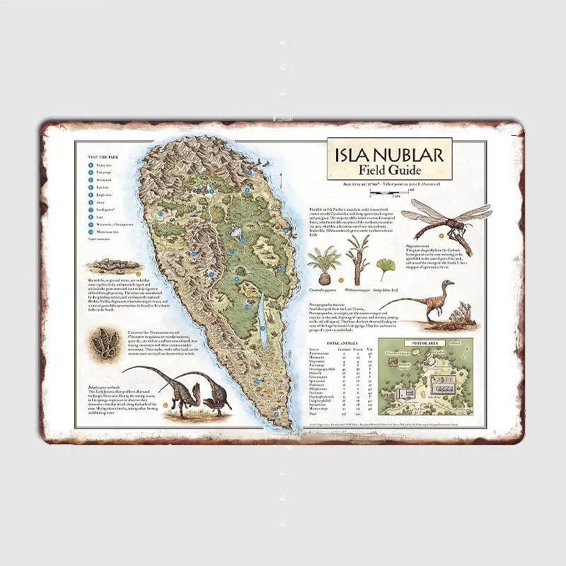 Home Cinema Guide - Guía de campo Isla Nublar-mapa de