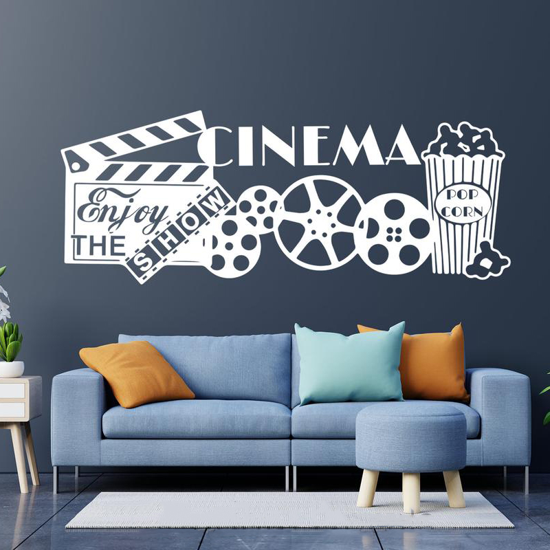 Home Cinema Quotes - Pegatina de Arte de pared de