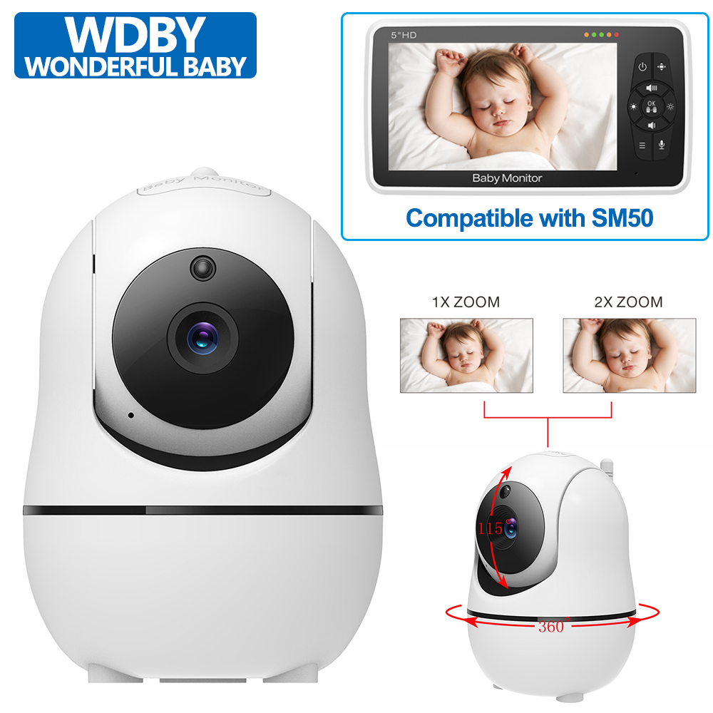 Home Cinema Wireless - Cámara separada para vigilabebés SM50,Control PTZ