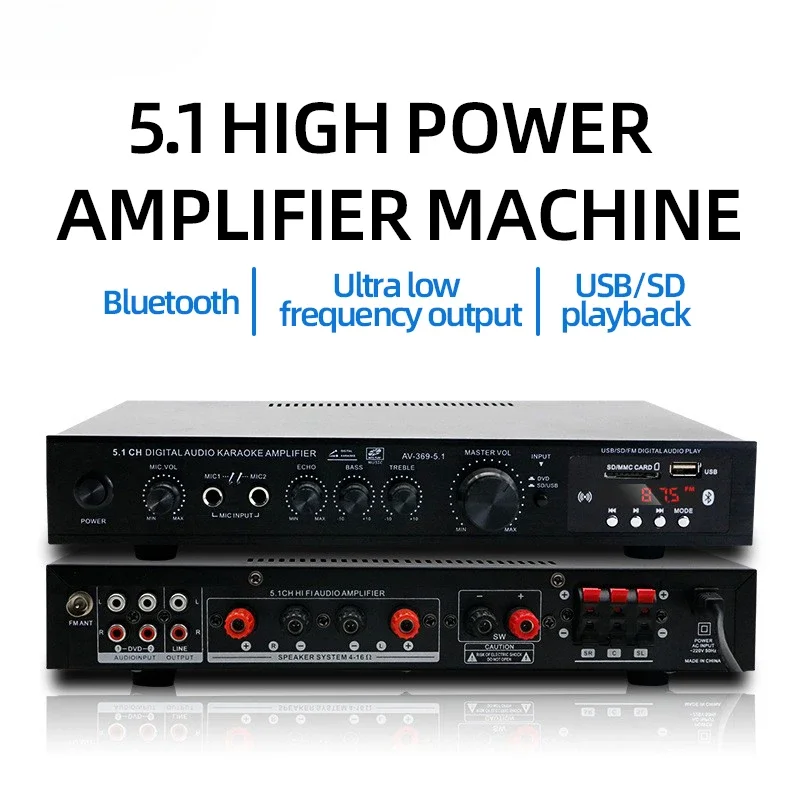 Home Cinema Speaker System - AV-369BT AMP de altavoz de sonido