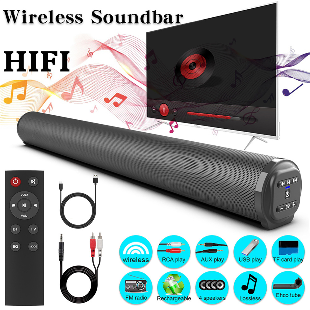 Barra de sonido, sistema de so - Home Cinema Speaker System reseña y precio