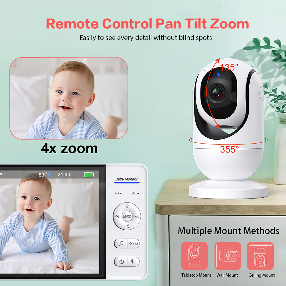 Monitor de vídeo para bebé, pa - Home Cinema Wireless reseña y precio