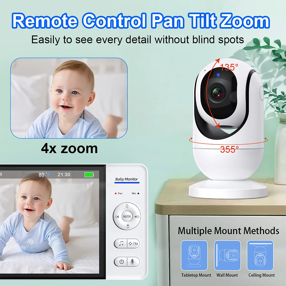 Monitor de bebé sin WiFi de 7  - Home Cinema Wireless reseña y precio