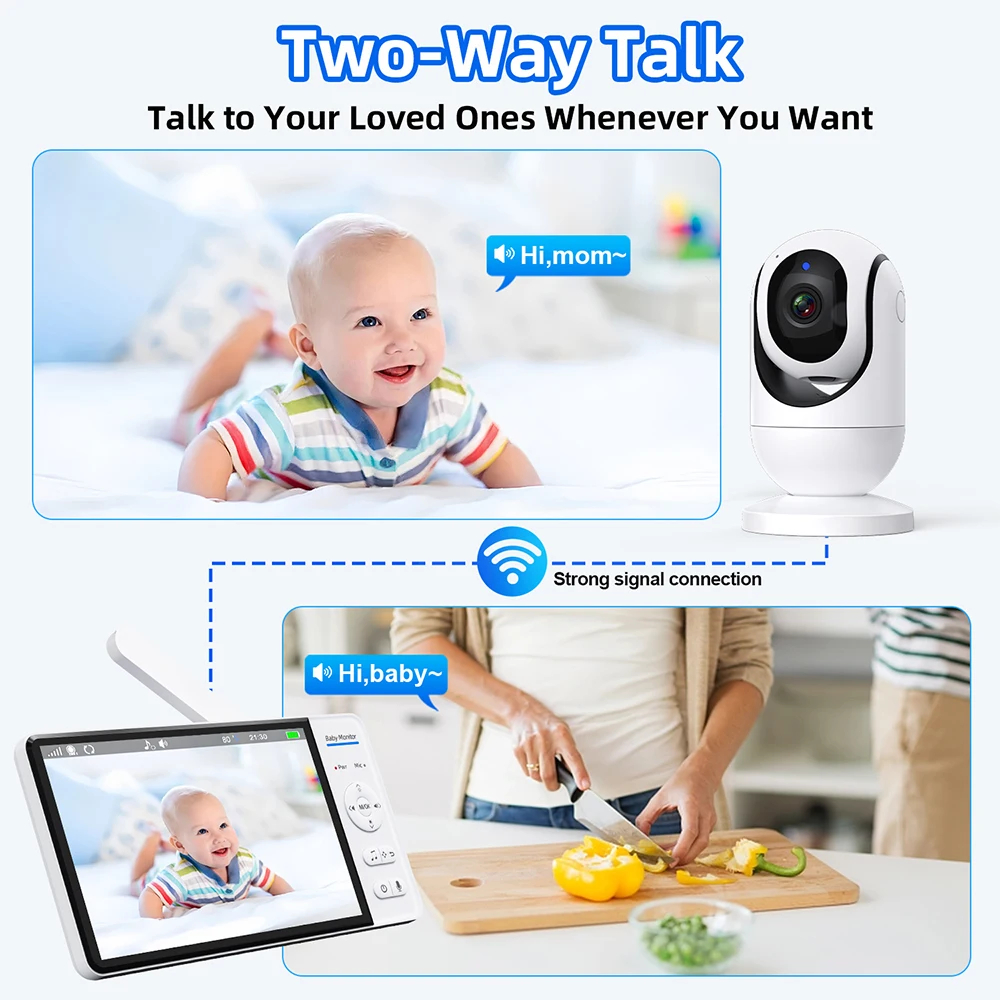 Monitor de bebé sin WiFi de 7  - Home Cinema Wireless reseña y precio