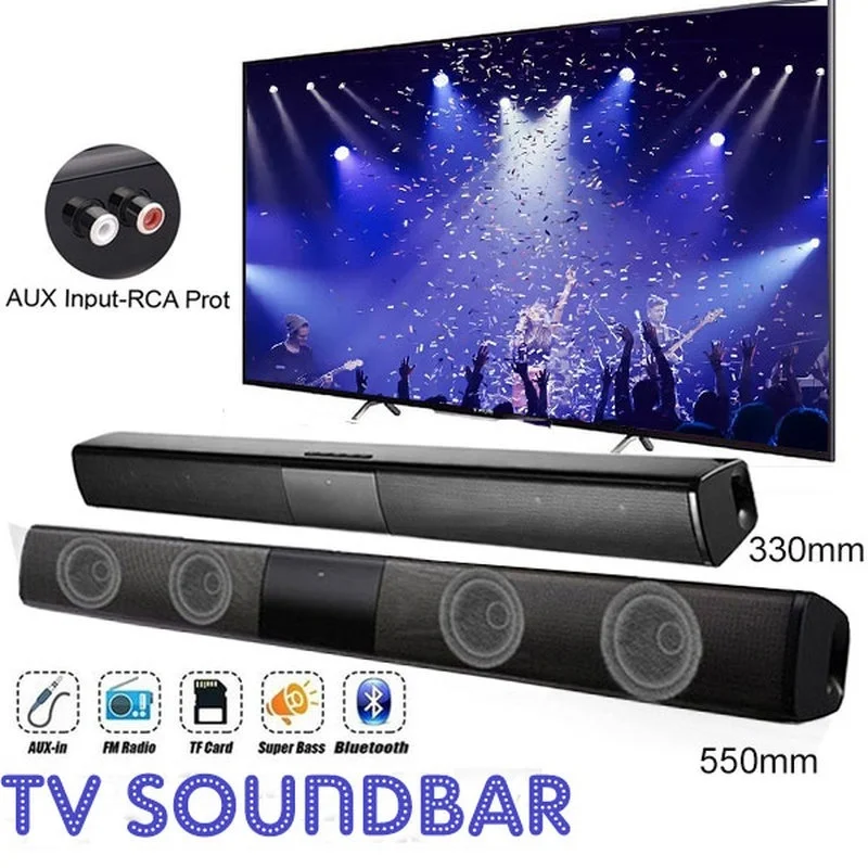 Barra de sonido de alta potenc - Home Cinema Speaker System reseña y precio