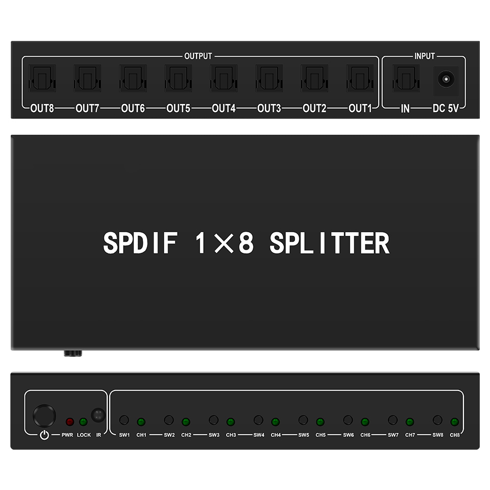 Divisor de Audio óptico, divis - Audio Home Cinema reseña y precio