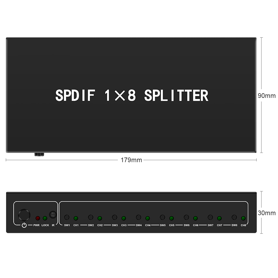 Divisor de Audio óptico, divis - Audio Home Cinema reseña y precio