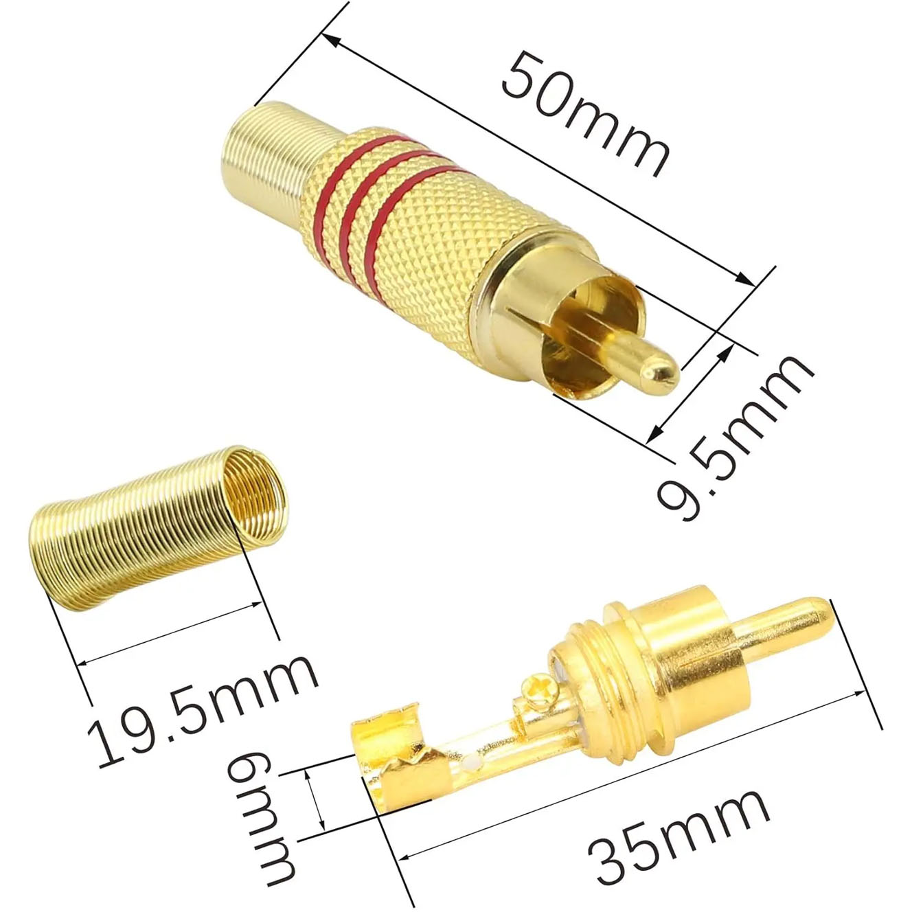 Conector de Audio y Video RCA  - Audio Home Cinema reseña y precio