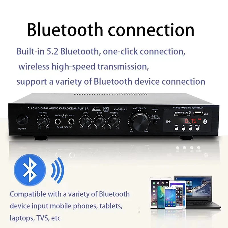 AV-369BT AMP de altavoz de son - Home Cinema Speaker System reseña y precio